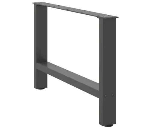 Kafijas Galdiņa Kājas, 2 Gab., Antracīta Krāsā, 70X(42-43) Cm, Tērauds Vidaxl