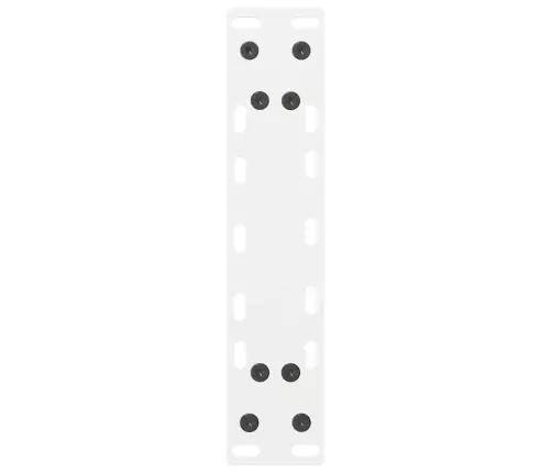 Konsoles Galda Kājas, 2 Gab., Baltas, 28X(72-73) Cm, Tērauds Vidaxl