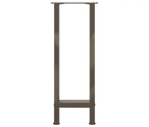 Konsolinio Stalo Kojos, 2 Vnt., 38X(72-73) cm Natūralus Plienas