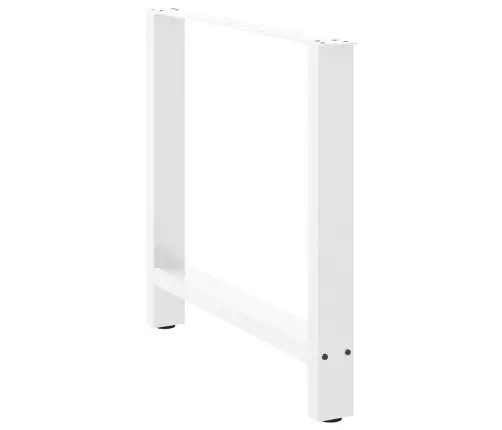 Ēdamgalda Kājas, 2 Gab., Baltas, 70X(72-73) Cm, Tērauds Vidaxl