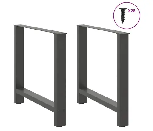 Söögilaua Jalad, Antratsiithall, 2 Tk, 80 X (72-73) cm Teras