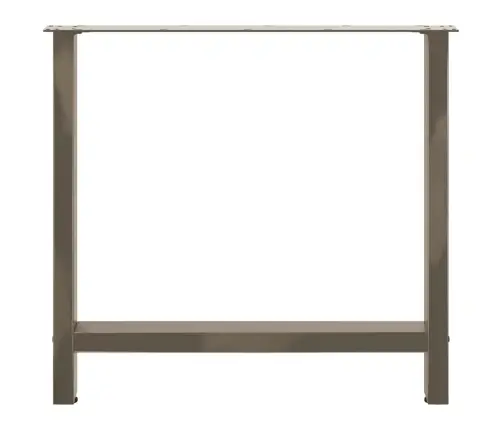 Ēdamgalda Kājas, 2 Gab., Dabīgs Tērauds, 80X(72-73) Cm, Tērauds Vidaxl