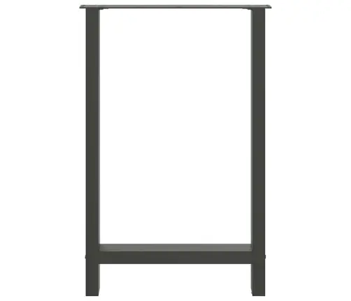 Baro Stalo Kojos, Antracito Spalvos, 2 Vnt., 60X(90-91) cm Plienas