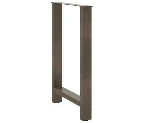 Bāra Galda Kājas, 2 Gab., 60X(90-91) Cm, Dabīgs Tērauds Vidaxl