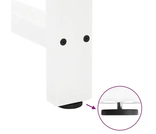 Baarilaua Jalad, Valged, 2 Tk, 40 X (100–101) cm Teras