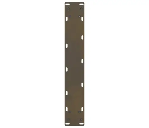 Bāra Galda Kājas, 2 Gab., 50X(100-101) Cm, Dabīgs Tērauds Vidaxl