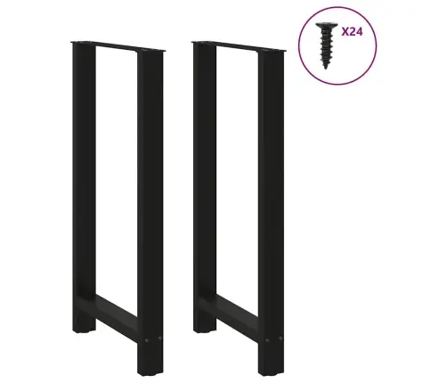 Baarilaua Jalad, Mustad, 2 Tk, 60 X (110-111) cm Teras