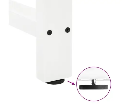 Baarilaua Jalad, Valged, 2 Tk, 60 X (110-111) cm Teras