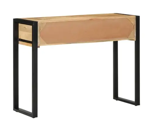 Konsolinis Stalas 100X35X75 Cm Tvirtas Neapdorotas Medis Mango