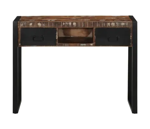 Konsoles Galds Daudzkrāsains 100X35X75 Cm Pārstrādāts Masīvkoks Vidaxl