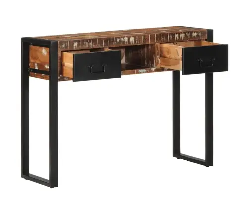 Konsoles Galds Daudzkrāsains 100X35X75 Cm Pārstrādāts Masīvkoks Vidaxl