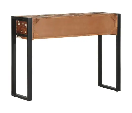 Konsoles Galds Daudzkrāsains 100X35X75 Cm Pārstrādāts Masīvkoks Vidaxl