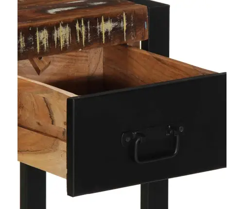 Konsoles Galds Daudzkrāsains 100X35X75 Cm Pārstrādāts Masīvkoks Vidaxl