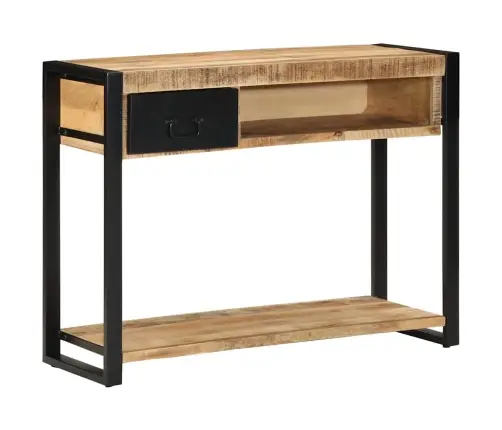 Konsoollaud 100X35X75 Cm Täistöötlemata Puidust Mango