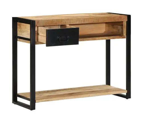 Konsoollaud 100X35X75 Cm Täistöötlemata Puidust Mango