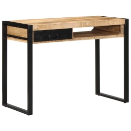 Rakstāmgalds 100X50X75 Cm Masīvs Raupja Koka Mango Vidaxl
