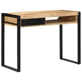 Rakstāmgalds 100X50X75 Cm Masīvs Raupja Koka Mango Vidaxl