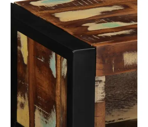 Telerikapp Mitmevärviline 80X30X25 Cm Taaskasutatud Täispuit