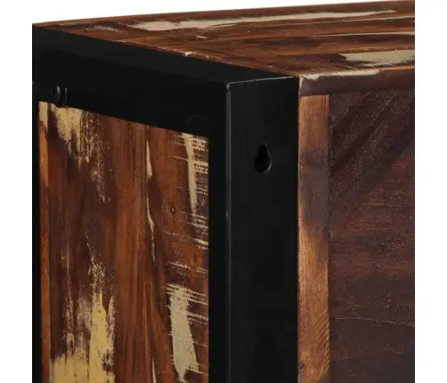 Telerikapp Mitmevärviline 80X30X25 Cm Taaskasutatud Täispuit