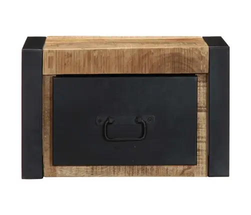 Spintelė Prie Lovos 40X35X25 Cm Tvirtas Neapdorotas Medis Mango