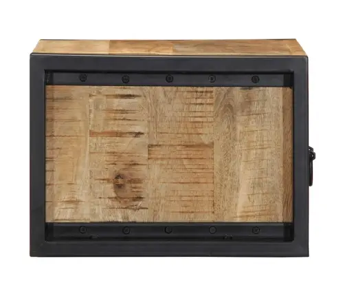 Spintelė Prie Lovos 40X35X25 Cm Tvirtas Neapdorotas Medis Mango