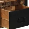 Nakts Skapis Daudzkrāsains 40X35X25 Cm Reģenerēts Masīvkoks Vidaxl