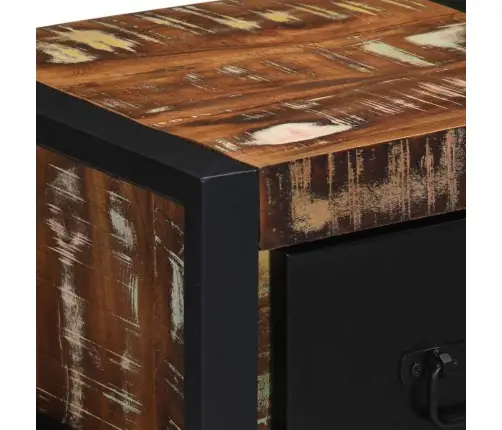 Naktsskapīši, 2 Gab., 40X35X25 Cm, Pārstrādāts Masīvkoks Vidaxl Naktsskapīši, 2 Gab., 40X35X25 Cm, Pārstrādāts Masīvkoks Vidaxl