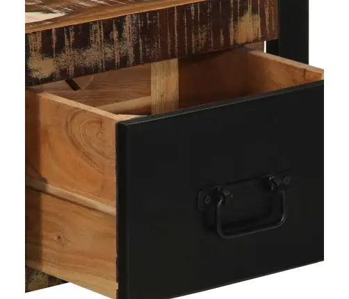 Naktsskapīši, 2 Gab., 40X35X25 Cm, Pārstrādāts Masīvkoks Vidaxl Naktsskapīši, 2 Gab., 40X35X25 Cm, Pārstrādāts Masīvkoks Vidaxl