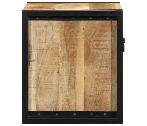 Spintelė Prie Lovos 40X35X40 Cm Tvirtas Neapdorotas Medis Mango