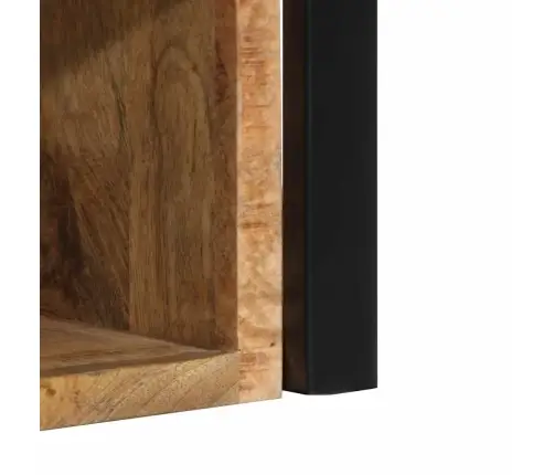 Spintelė Prie Lovos 40X35X40 Cm Tvirtas Neapdorotas Medis Mango