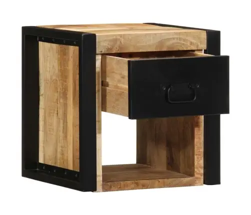 Naktsskapīši 2 Gab 40X35X40 Cm Masīvkoksnes Mango Vidaxl