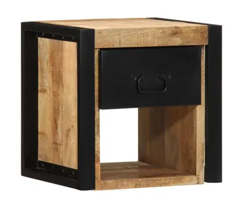 Naktsskapīši 2 Gab 40X35X40 Cm Masīvkoksnes Mango Vidaxl