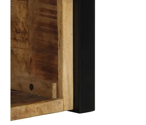 Nakts Skapītis 40X35X40 Cm Masīv, Raupja Koka Mango Vidaxl