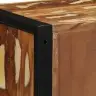 Nakts Skapis Daudzkrāsains 40X35X40 Cm Reģenerēts Masīvkoks Vidaxl