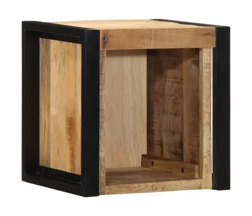 Lovos Spintelės 2 Vnt 40X35X40Cm Masyvo Neapdoroto Medžio Mango