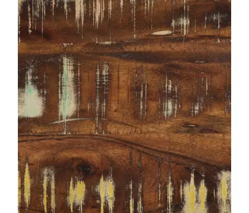 Mitmevärviline Riidenagi 80X40X190 Cm Taaskasutatud Täispuit