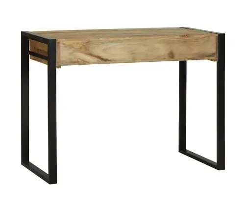 Makiažo Stalas Ruda 100 X 50 X 75 Cm Mango Medienos Masyvas