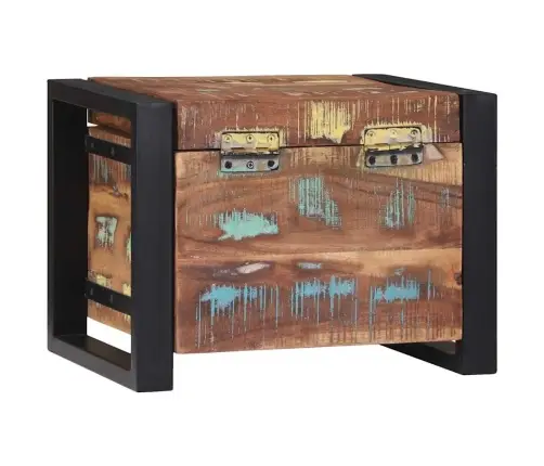 Saugojimo Dėžės 40 X 30 X 30 Cm Perdirbtos Medienos Masyvas