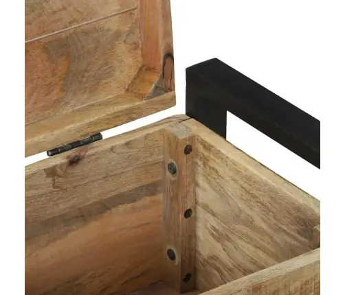 Saugojimo Dėžės Ruda 60 X 30 X 30 Cm Mango Medienos Masyvas