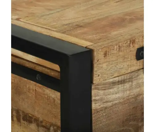 Hoidukirstud Ladustamisega Pruun 80 X 30 X 30 Cm Mangopuit