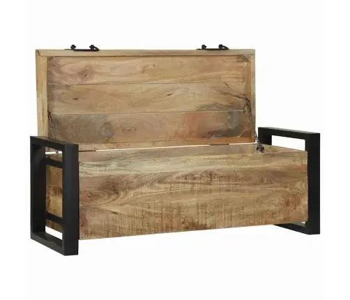 Hoidukirstud Ladustamisega Pruun 80 X 30 X 30 Cm Mangopuit