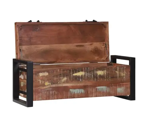 Uzglabāšanas Kastes 80X30X30Cm Kvalitatīva Pārstrādāta Koksne Un Metāls Vidaxl