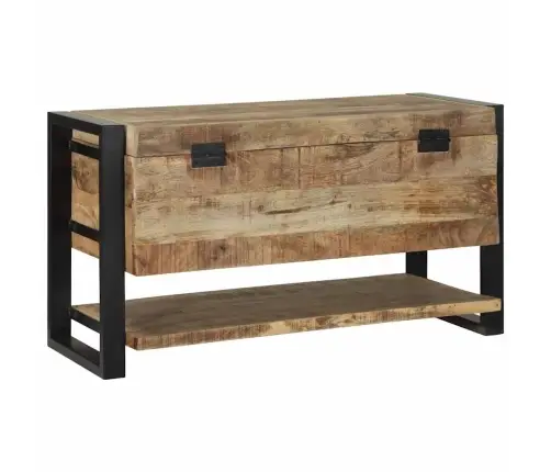 Saugojimo Dėžė Ruda 80 X 35 X 45 Cm Mango Medienos Masyvas