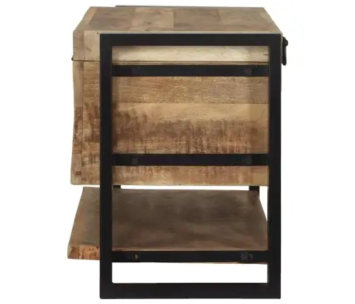 Saugojimo Dėžė Ruda 80 X 35 X 45 Cm Mango Medienos Masyvas