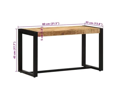 Pink 80X35X45 Cm Täispuidust Mango