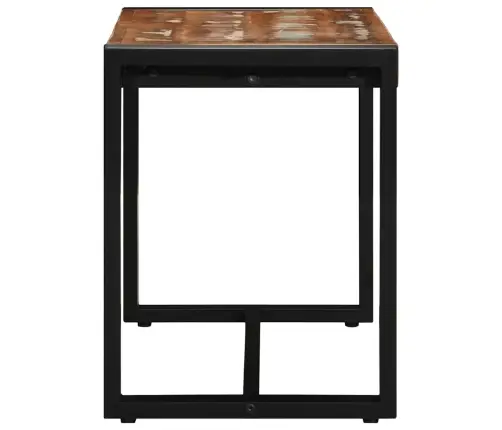 Pink Mitmevärviline 80X35X45 Cm Taaskasutatud Täispuit