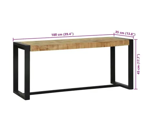 Sols 100X35X45 Cm No Masīvkoka Vidaxl