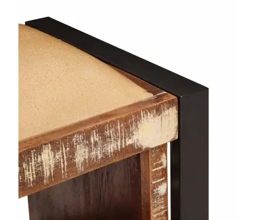 Laikymo Suolas Įvairiaspalvis Perdirbtos Medienos Masyvas