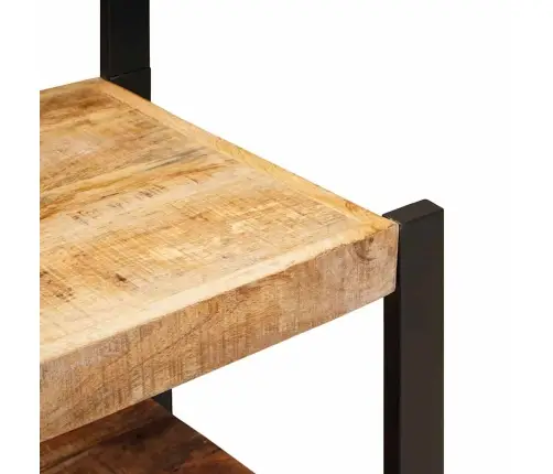 Valet Stends 40X40X90 Cm Solidais Raupjs Mango Koks Vidaxl