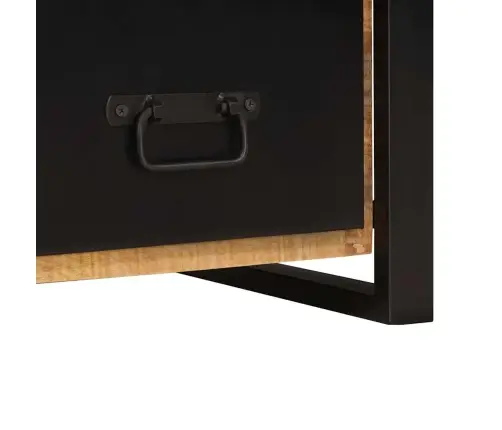 Valet Stends 40X40X90 Cm Solidais Raupjs Mango Koks Vidaxl